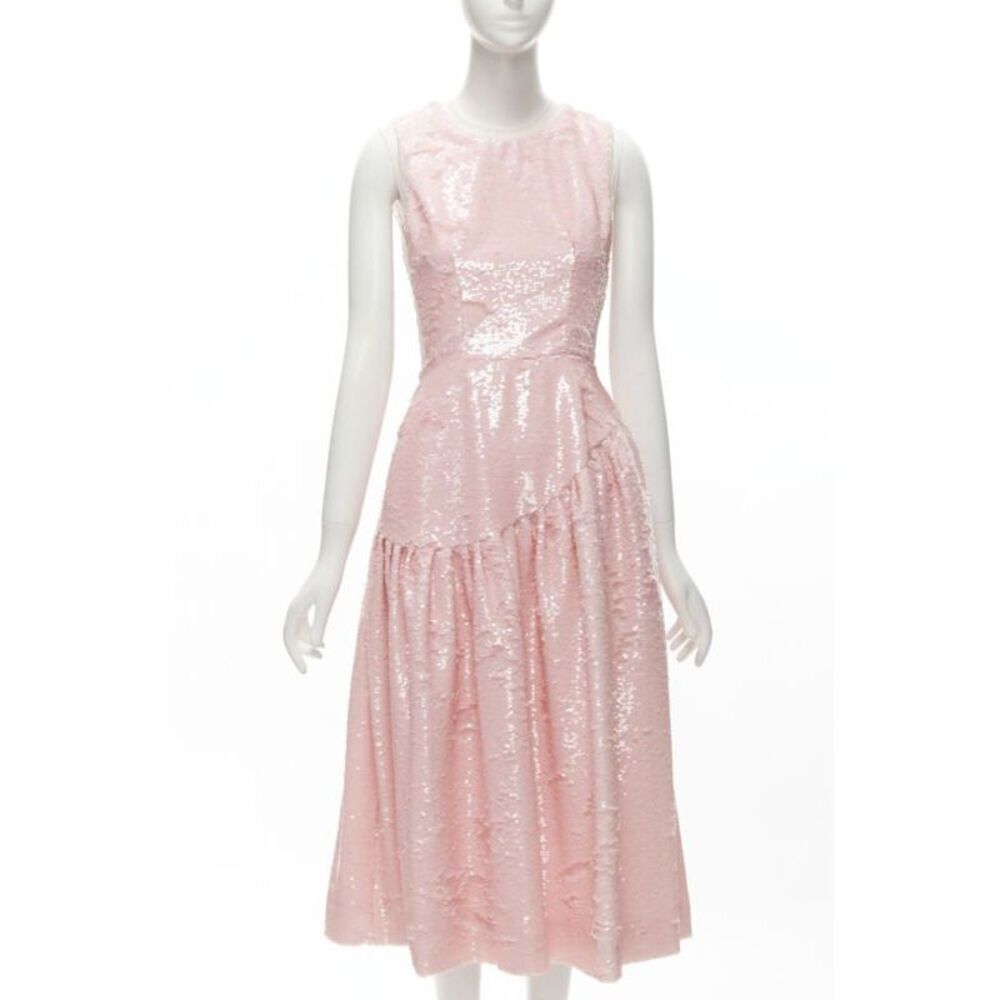 Simone Rocha 2019 Sequin Dropped Midi Dress